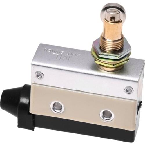 Top quality TZ-7311 Parallel Roller Plunger Actuator Momentary Micro Switch Gray+Black