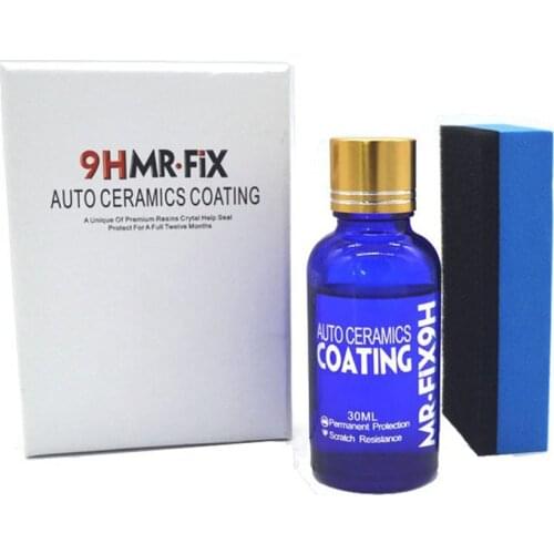 9H Car Liquid Ceramic Coat Hydrophobic Glass Coating Motocycle Paint Care Anti-scratch Auto Detailing Glasscoat Car Polish