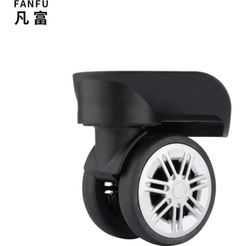 Black password suitcase trolley Wheels repair accessories left right pull rod suitcase equipment trolley case casters wheels