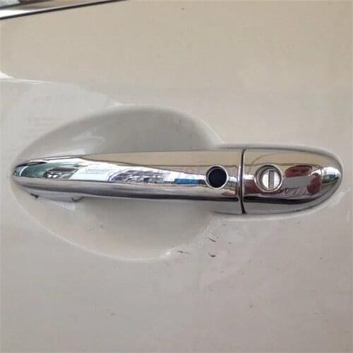 For Mazda 6 Atenza 2014 2015 2016 ABS Chrome Car Door Handle Cover Trim with Smart Key hole 8pcs