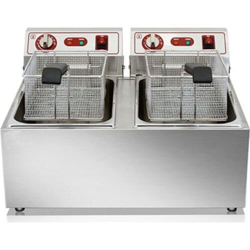 17L electric deep fryer commerical stainless steel chip fryer machine