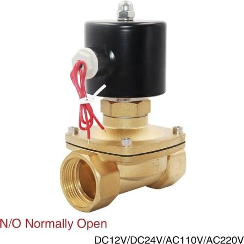 1/4" 3/8" 1/2" 3/4" 1" Electric Solenoid Valve DN08 DN10 DN15 DN20 DN25 normally open Pneumatic Water Oil Air 12V/24V/110V/220V