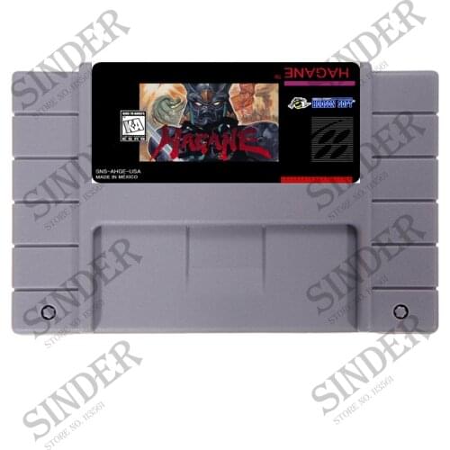 Hagane The Final Conflict 16 bit Super Game Card