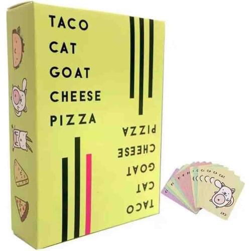 Taco Cat Goat Cheese Pizza Game For Family Game Funny Game