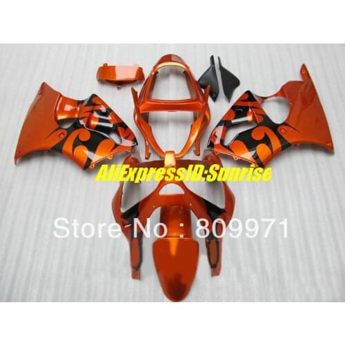 Injection mold Fairing kit for KAWASAKI Ninja ZX6R 636 2000 2001 2002 ZX 6R 00 01 02 ABS Orange Fairings set+Gifts
