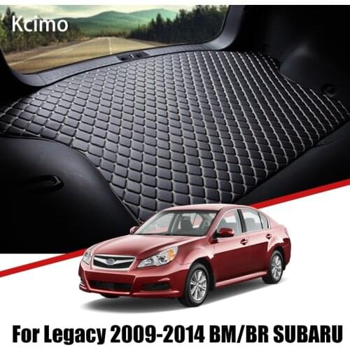 Leather Auto Carpet Tai B4 Subaru Libertyl Cargo Liner For Subaru Legacy 2009-2014 Trunk Boot Mat BR BM Rear Liners Pad