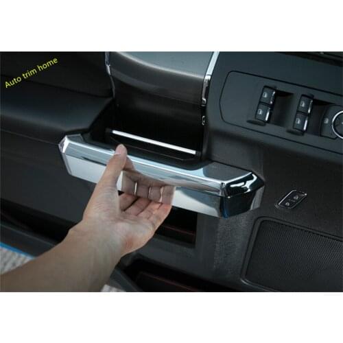 LAPETUS ABS Inside Car Door Pull Doorknob Handle Strip Frame Cover Trim For Ford F150 2015 - 2019 Accessories