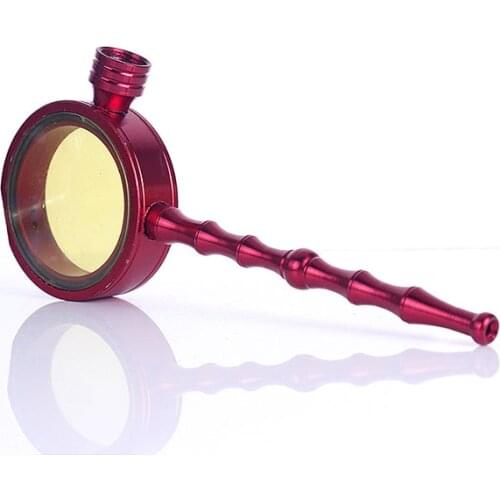 Fashion Creative Pipe Smoke Metal Pipes Gift Beautiful Portable Smoking Pipe Herb Tobacco Pipes Gifts Hookah Narguile Shisha