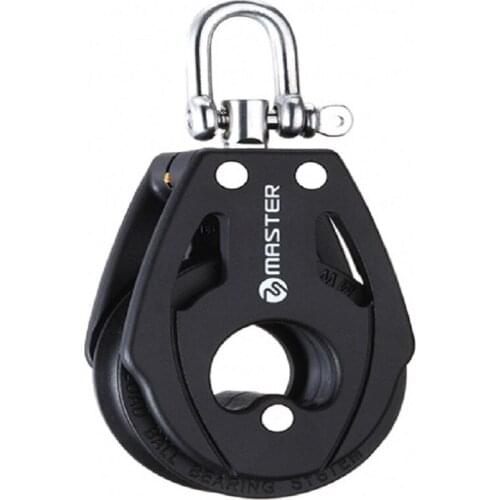 Marine Boat Yacht Sailboat Hardware 75mm 2 15/16 inch Single Swivel Shackle Block Master BB-0701F