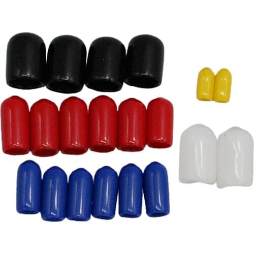 20Pcs PVC Vacuum Line Caps Assortment 1/8 in 3/16 /4 in 3/8 in 5/16 in for Chevy Car Accessories Hoses and Clamps