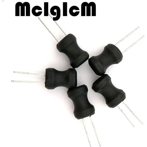 McIgIcM 20pcs Unshielded Wirewound DIP power Inductor 0912 (9*12mm) 2.2uH 3.3uH 4.7uH 6.8uH 10uH 22uH 33uH 47uH 68uH 100uH