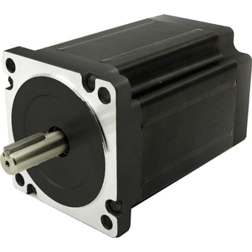 Nema34 Hybrid stepper motor 118mm/ 6.0A/ 1215oz-in (8.5N.m) shaft diameter 12.7/14mm for engraving milling machine