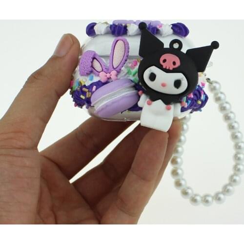 New kawaii air pods pro 1 2 3 case clear with keychain woman cute silicone lovely apple cover noble luxury clear girls off white