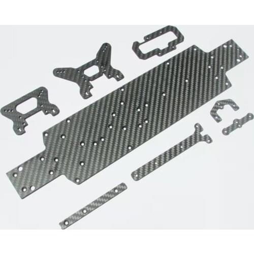 Wltoys 104001 1/10 RC Car Spare parts Retrofit upgrade carbon fiber board Chassis shock bracket