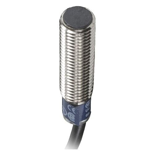 XS108B3PAL2 Inductive sensor XS1 M8 - L33mm - brass - Sn2mm - 12..24VDC - cable 2m