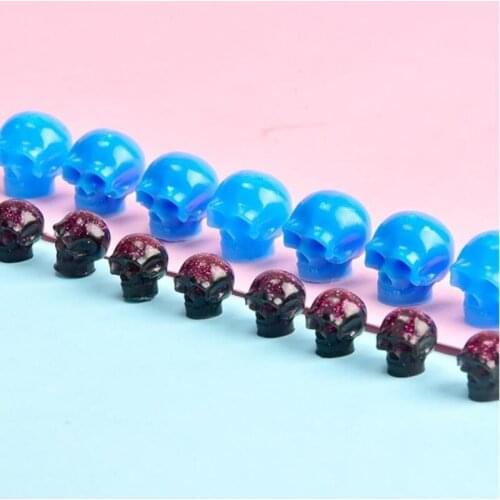 1 mold 3D Skull Silicone Mold Resin Epoxy Resin Diy Halloween Theme Jewelry Ice Making Tool Kitchen Baking Tools