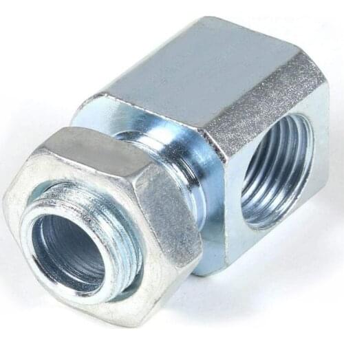 JIAX M18 x 1.5 Angle Adapter Oxygen Sensor Contain Catalytic Converter Extender O2 Bung Extension Spacer