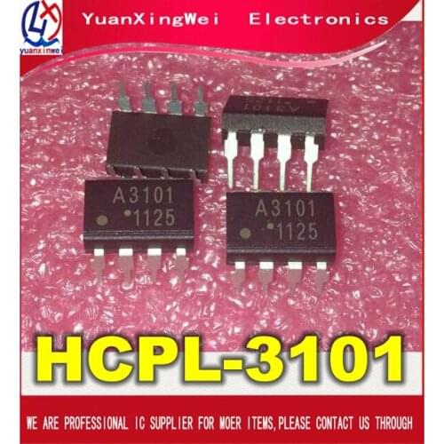 Free Shipping 10pcs/lot HCPL-3101 HCPL3101 A3101 DIP8 IN STOCK