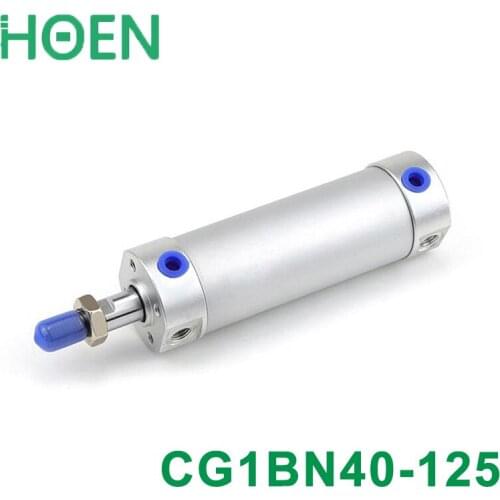 CG1BN series 40mm Bore 125mm Stroke CG1BN40-125 standard double acting single rod Pneumatic Air Cylinders