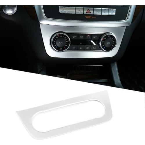 Central Control Air Outlet Vent Decorative Frame Trim ABS Matt For Mercedes Benz ML GLE GL GLS Class W166 X166 Car Accessories