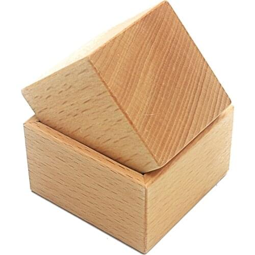 Baby Toy Montessori Material Object Fitting Exercise Cube and Box Early Education Preschool Toy for Toddlers Brinquedos Juguetes