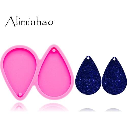 DY0251 L/M/S Water drop shape Handmade DIY epoxy earring mould Silicone Molds women trinket fashion jewelry