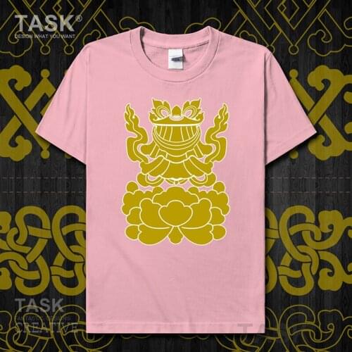 Characteristic national style t-shirt Chinese Ethnic Minorities Tibetan Nationality Print Slim Men T-Shirt Fashion casual new 03