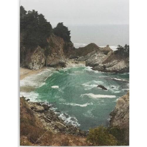 HD Home Decor Modern Canvas Prints Painting beach Poster Wall Art Modular landscape Pictures For Bedside Background no Framework