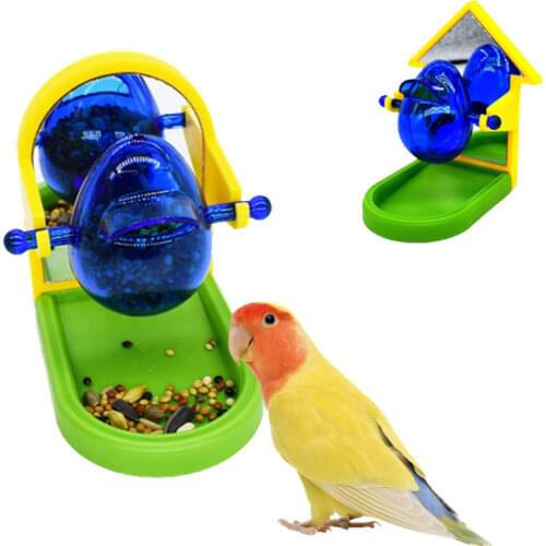 1PCS Pet Bird Toys Tiger Skin Xuanfeng Foraging Development Of Intelligence Fun Training Leaking Food Props Bird Toys