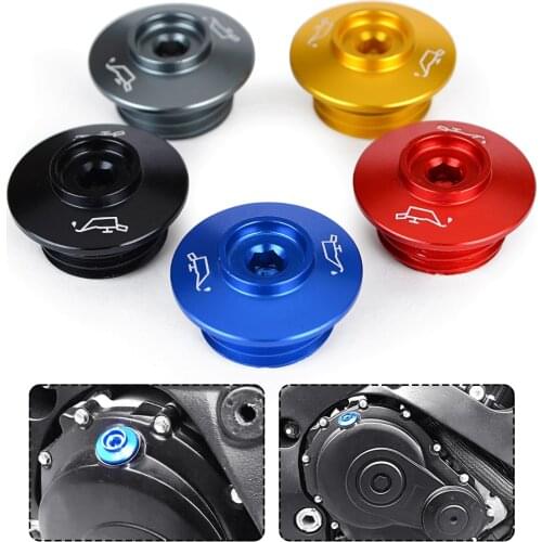 M27 Auminum oil Filler Cap Engine Plug Cover For YAMAHA YZF-R1 YZFR1 98-19 YZF-R3 YZFR3 15-19 YZF-R6 YZFR6 99-19 YZF R1 R3 R6