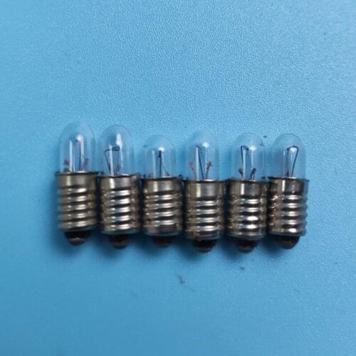 Marine Instruments 24V 0.05A E5 Screw Micro Bulb Tungsten Yellow Light Small Signal Lamp