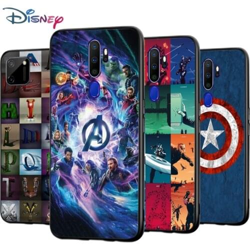 Avengers Marvel For OPPO A5 A9 A7 A11X A1K A12 A12E A31 A32 A53 A53S A72 A73 A93 AX7 Pro 2020 Silicone Phone Case