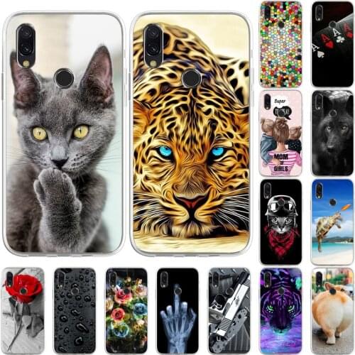 Soft Phone Case For Xiaomi Redmi Note 7 Case Cover Cartoon TPU Silicone Funda For Xiaomi Redmi 7 7A Shell Redmi7 A Redmi7A Note7