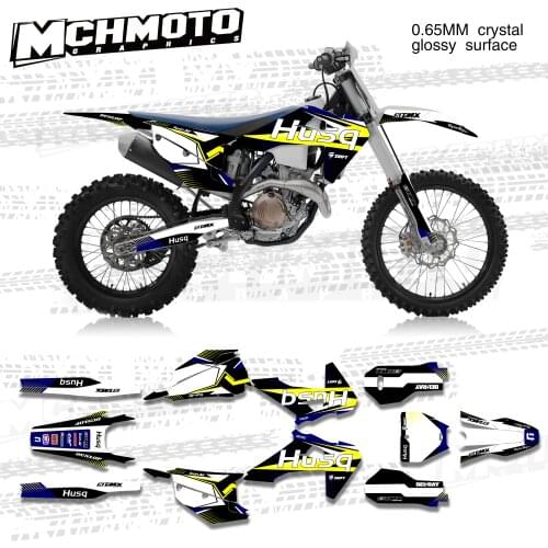 MCHMFG Decal Sticker Kit For Husqvarna TC FC TX FX FS 2019 2021 TE FE 2020 2022 125 250 350 450 Motocross Racing 3M Graphics 4.3