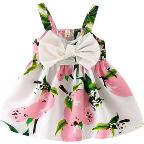 Baby Girls Dress 2020 Summer Cute Print Baby Princess Dresses Costume Toddler Infant Kids Clothing
