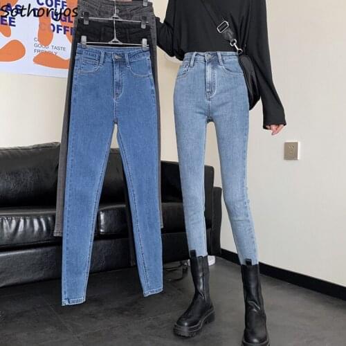 Женские зауженные джинсы Sothoryos China At AliExpress