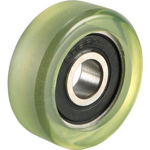 Uxcell Roller Idler Bearing Pulley Sliding Conveyor Wheel Clear 8x30x11mm