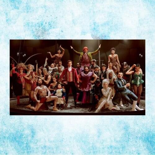 The Greatest Showman Zac Efron Hugh Jackman Michelle Williams Movie Silk Canvas Poster Print 13x24 24x4 inch For Room Decor-003