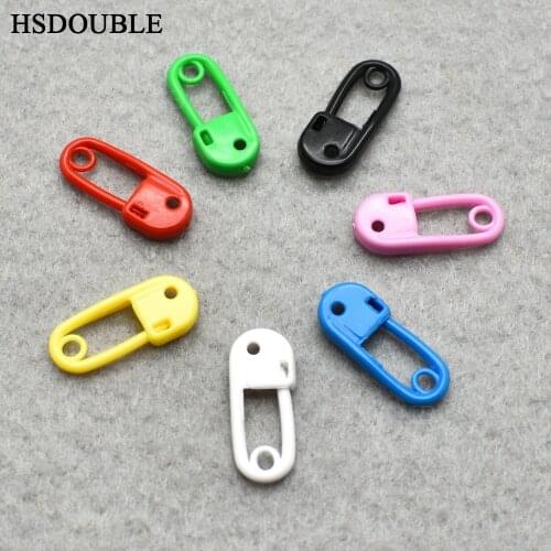 1000pcs/lot Colorful 11/16"Length Plastic Safety Pins For Label Tags Fasteners Charms Baby Shower Free Shipping