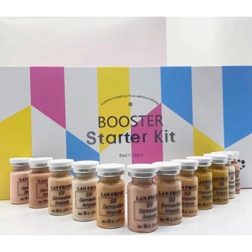 12 PCS Korea Brand bb cream glow jakarta treament murch blush whitening meso serum foundation Booster original Starter Kit