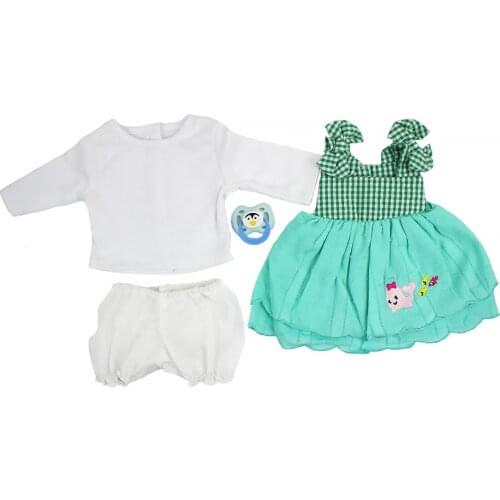 16inch Reborn Baby Doll Barbie Clothes Clothes for Barbie Doll Clothes Tress for Dolls Reborn Doll Barbie Accessories