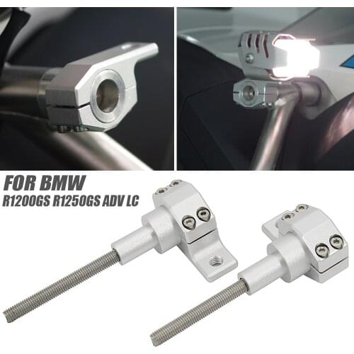 2014-2019 For BMW R1200GS ADV R1250GS R1200 R1250 GS Adv Adventure LC Fog Driving Light Bracket Guard Crash Bull Bar Mount Kit