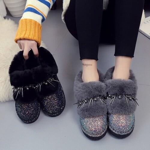 2020 Women Boots Winter Snow Boots Female Boots Duantong Warm Flat with Women Shoes Tide Botas Mujer botas mujer E11-98