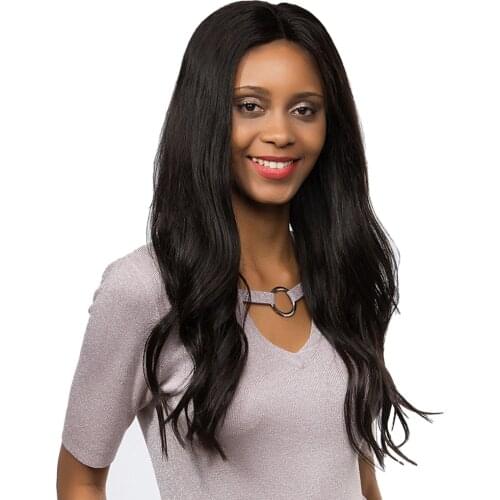Black Long Curly Womens Lace Front Wig Safe Synthetic Cosplay Wigs