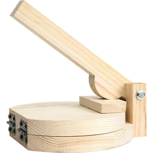 Wood Tortilla Press Dumpling Skin Maker Presser Chapati Roti Taco Corn Maker Pressing Tools For Kitchen Gadget Accessories