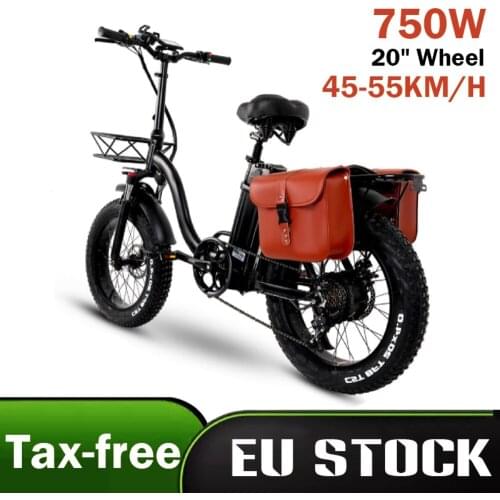 Electric Bike 48V 500W Mens Mountain Bike Snow Bike Folding Ebike Electric Bicycle 20inch Fat Tire e bike 15ah Lithium Battery