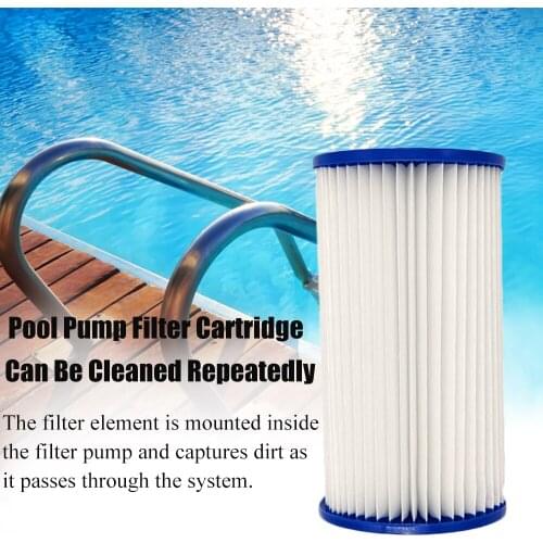 Swimming Pool Pump Filter Cartridge, Can Be Cleaned Repeatedly, Type A/C