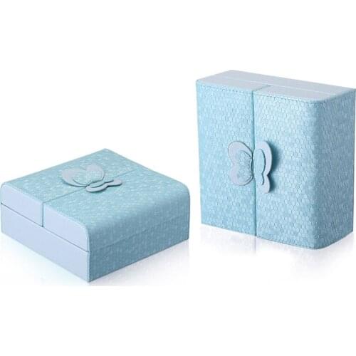 Jewelry Box Leather Ornament Storage Box Cosmetic Case Jewelry Jewelry Box Organizer drawer organizer