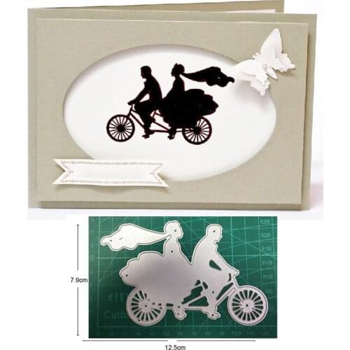 Craft dies metal cutting dies cut die Couple on Motorcycle Scrapbooking dies paper crafts knife mould blade punch stencils dies