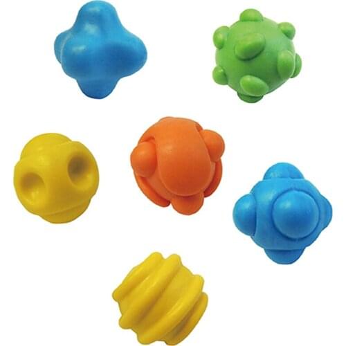 Free ship 6x 12x 24x TRE mini reaction ball random direction bounce bouncing rubber ball for party bag pinata stock fillers gift